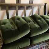 Velvet sofa bed
