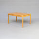 Oak veneer dining table 70s