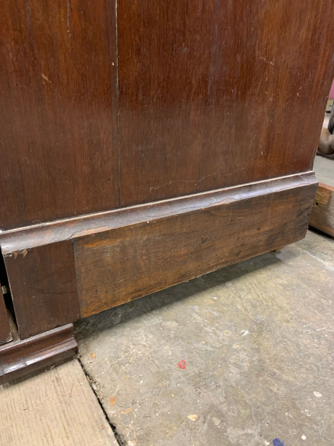 Antique Louis-Philippe chest of drawers, 19th century secretary