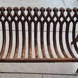 Cast iron log holder