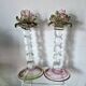 Pair of Murano Salviati candle holders