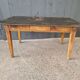 Wooden farmhouse table top black patina