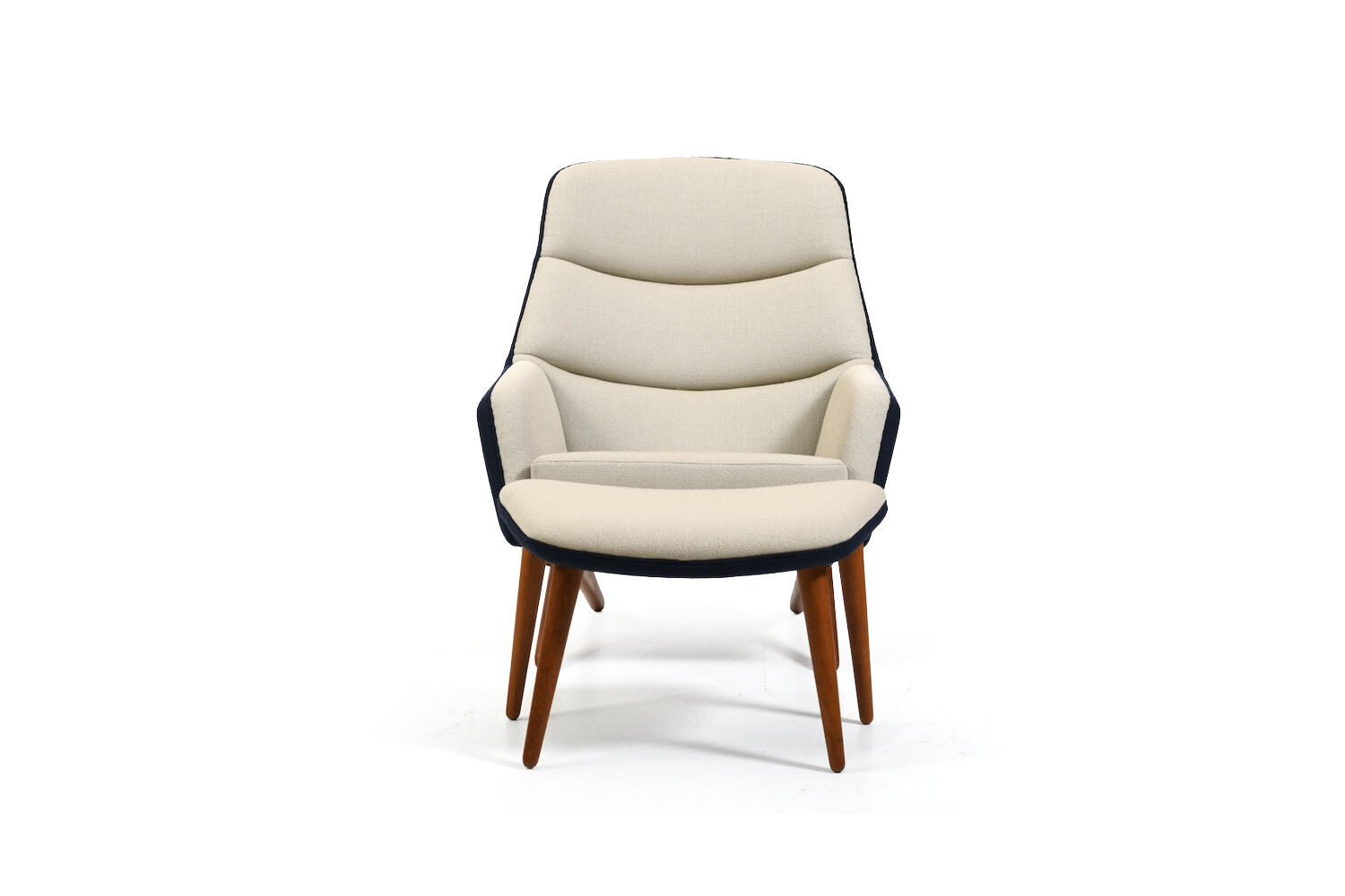 Illum Wikkelsø Lounge Chair for Mikael Laursen 1960s / New Upholstered!