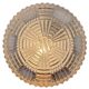 Vintage Glass Wall or Ceiling Light, 1970s