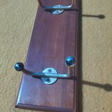 Vintage teak coat rack
