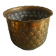 vintage brass flower pot cover