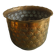 vintage brass flower pot cover