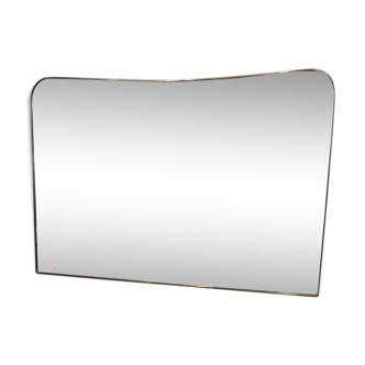 Miroir en laiton italien vers 1960110x75cm