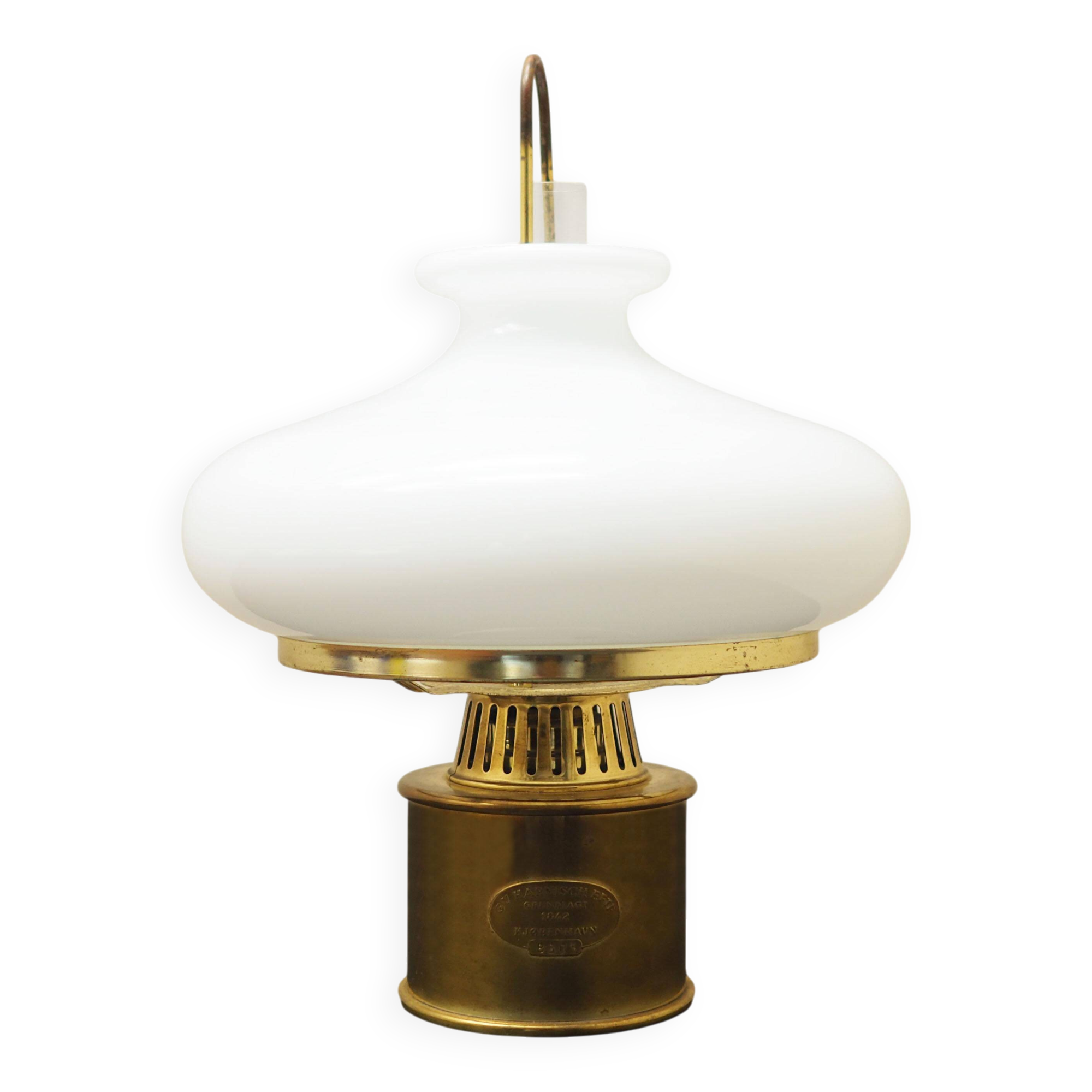 Oil lamp, Danish design, 1950s, manufacture: GV Harnisch