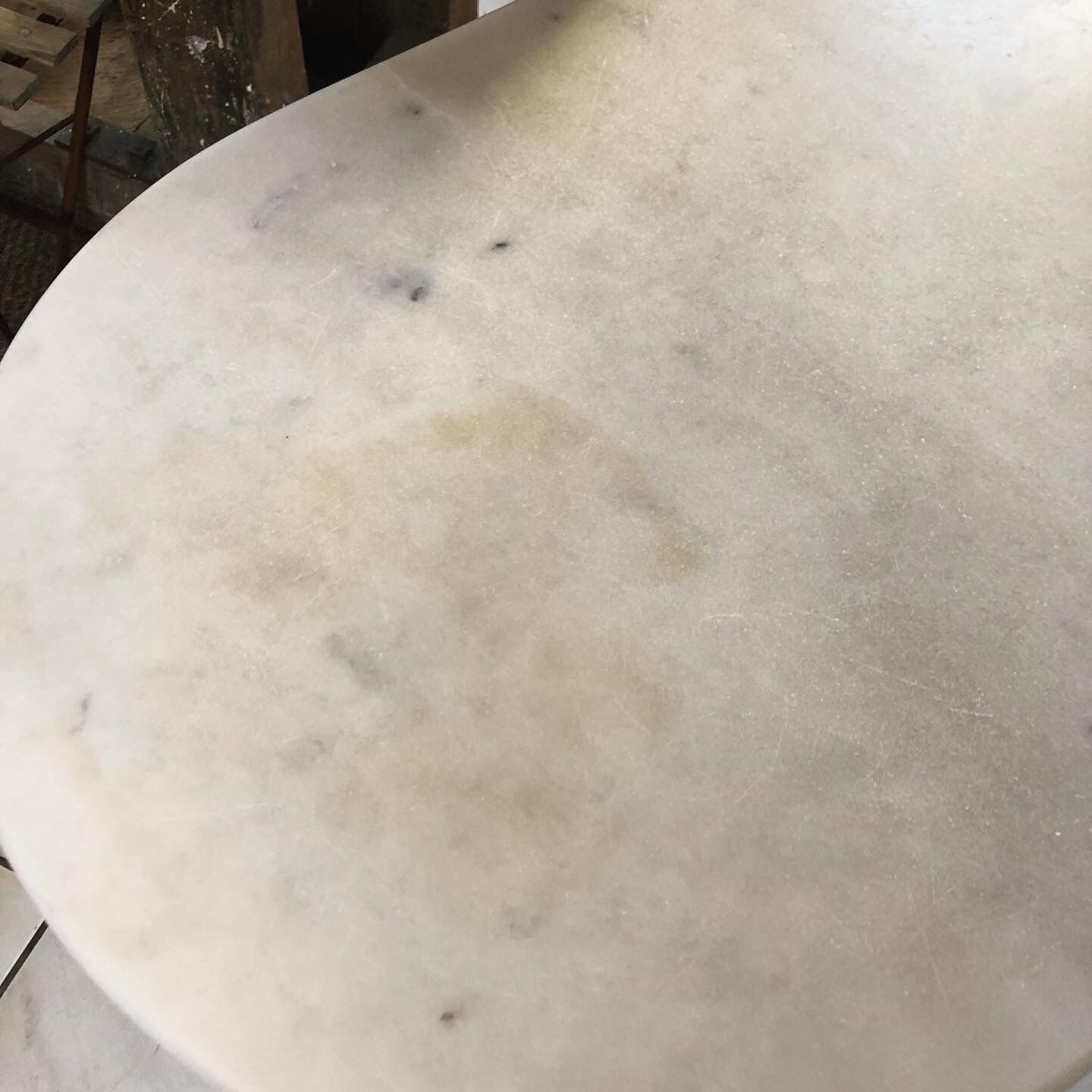 Marble bistro table