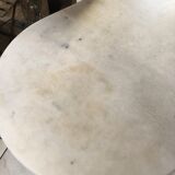 Table de bistrot en marbre