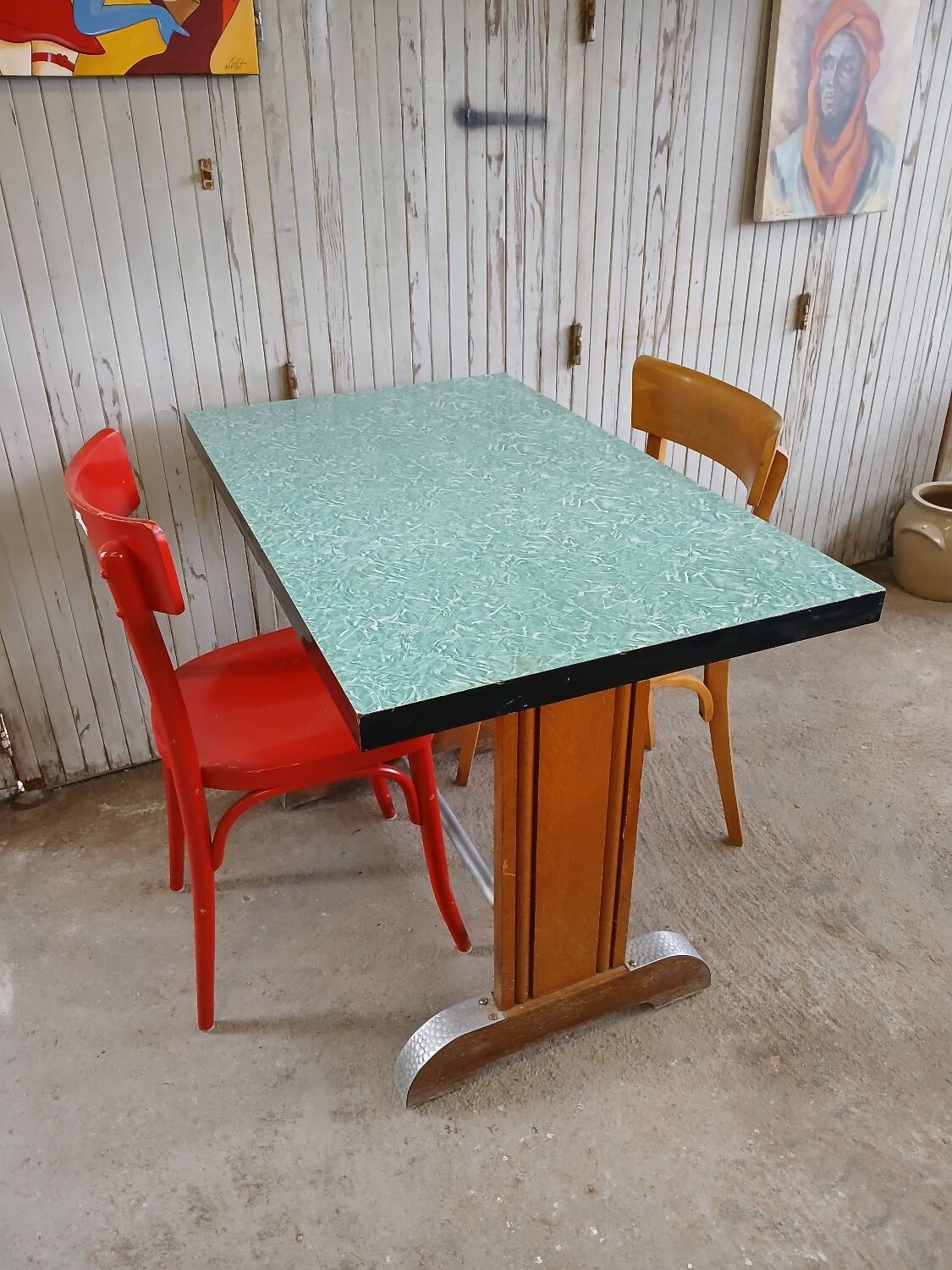 Vintage bistro table
