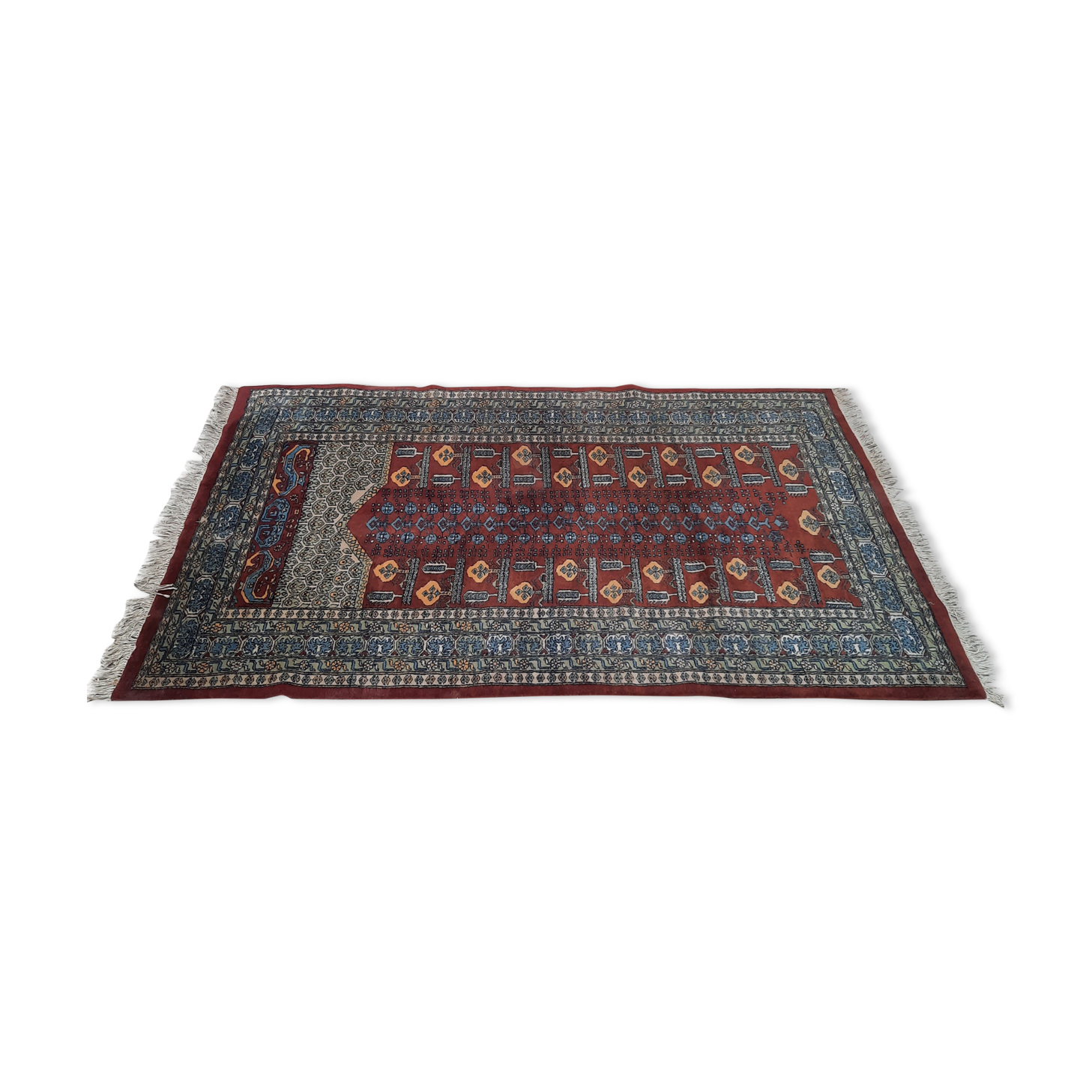 Handmade wool oriental rug