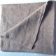 Nappe de campagne en chanvre teint gris foncé