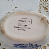 Saucière with its resting place Digoin Sarreguemines model Bernadette