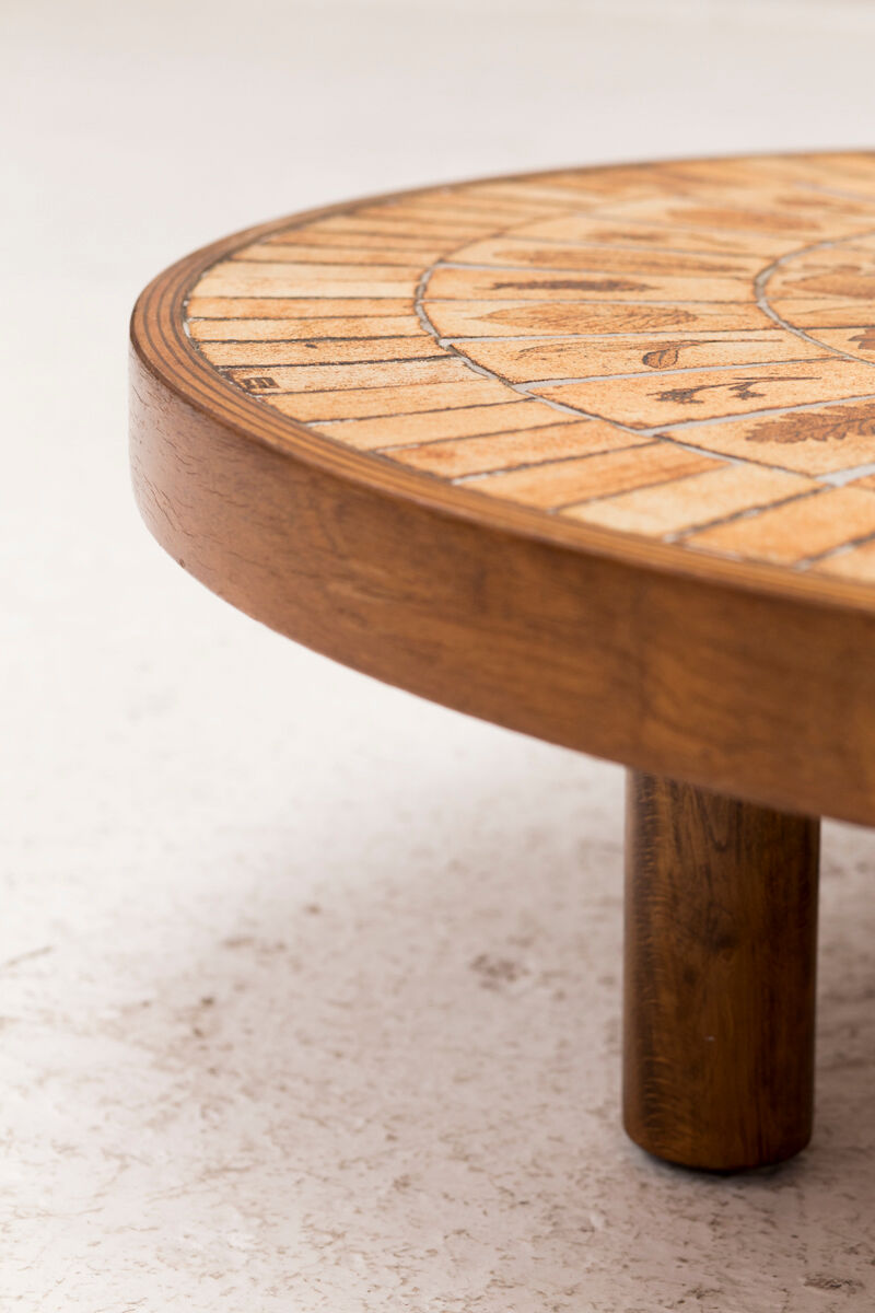 Coffee table by Roger Capron, France, 1970