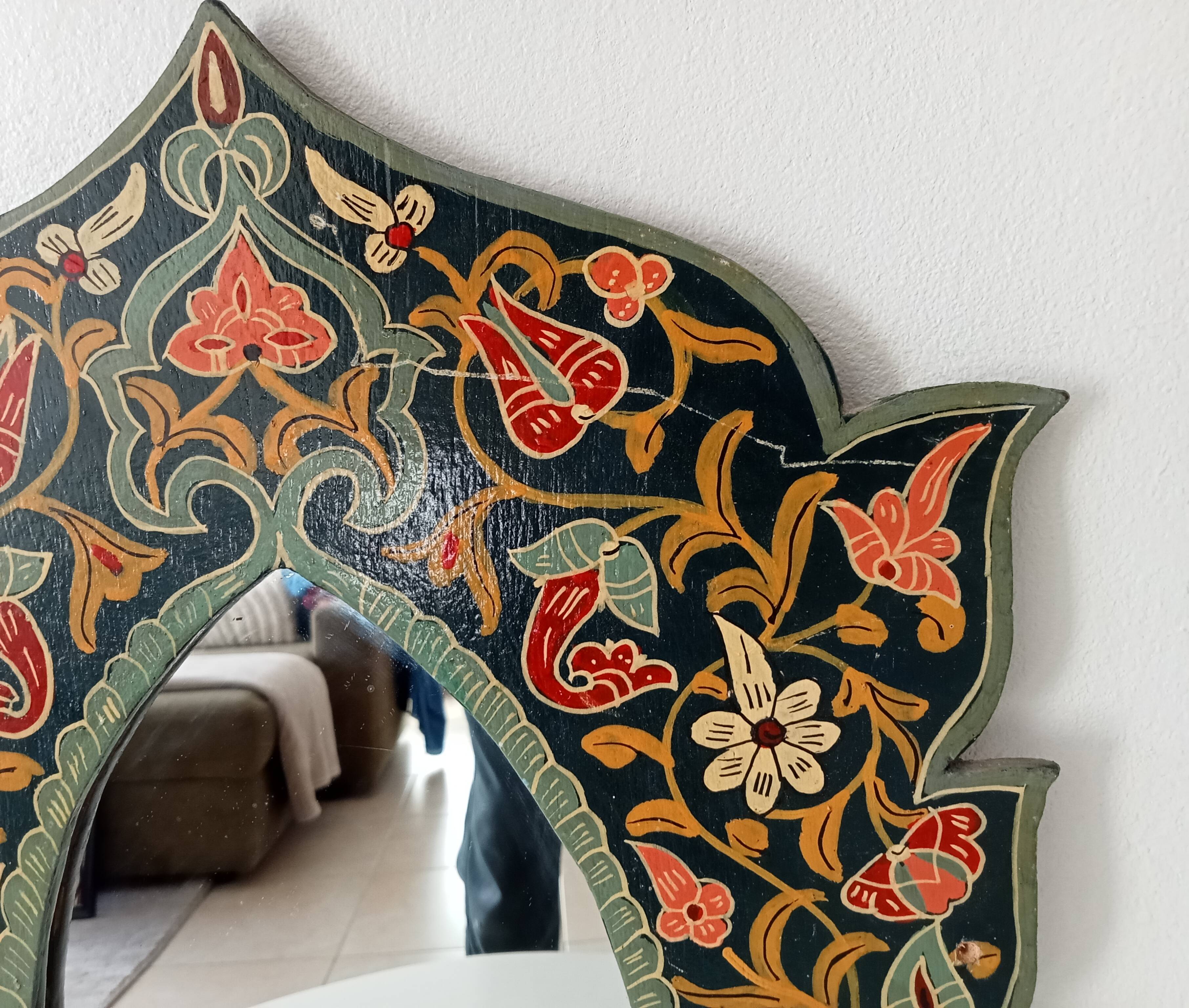 Miroir vintage de style Mauresque 48*32 cm