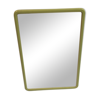Miroir barbier vintage vert 22x16cm