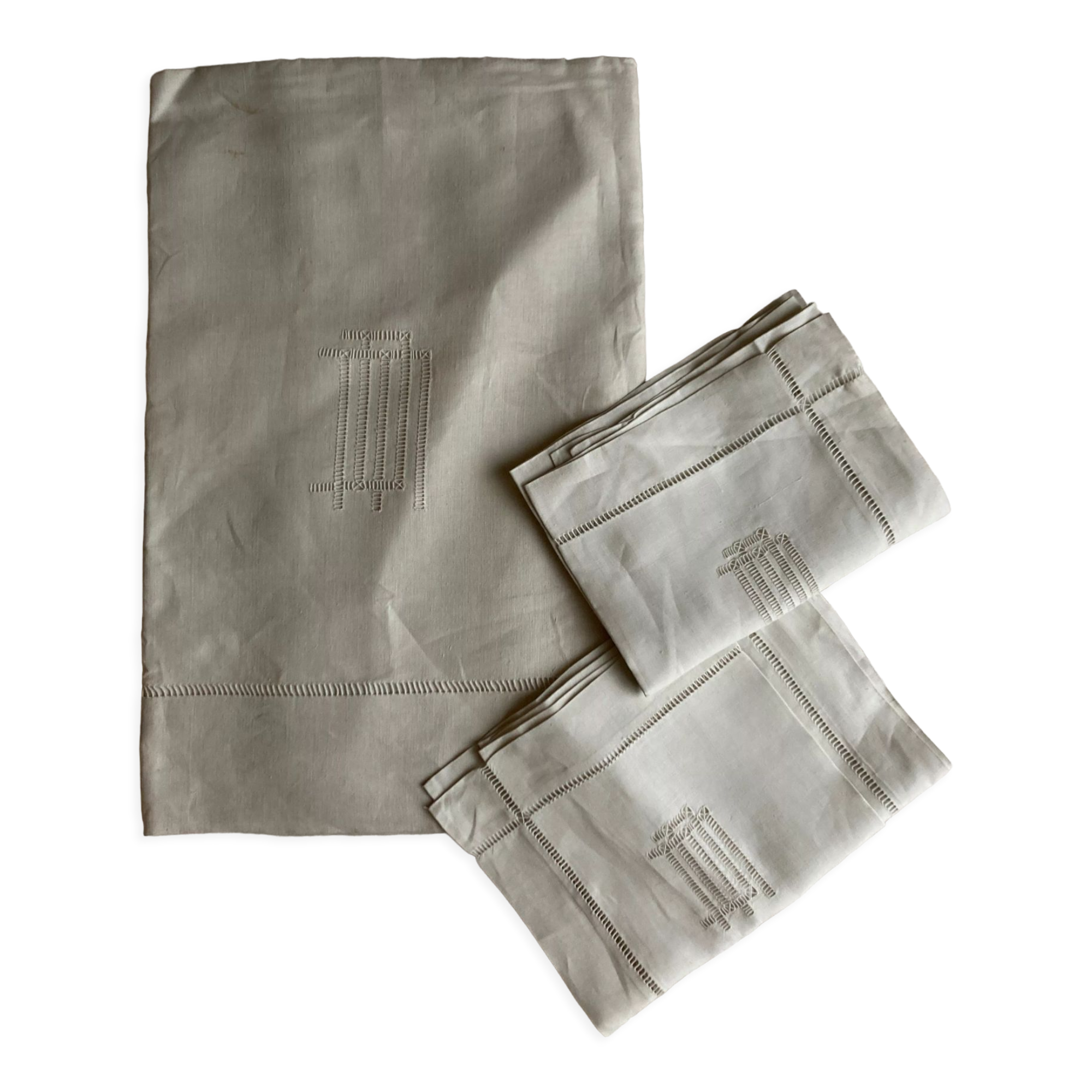 Set sheet and pillowcases reserve trousseau linen days Venice