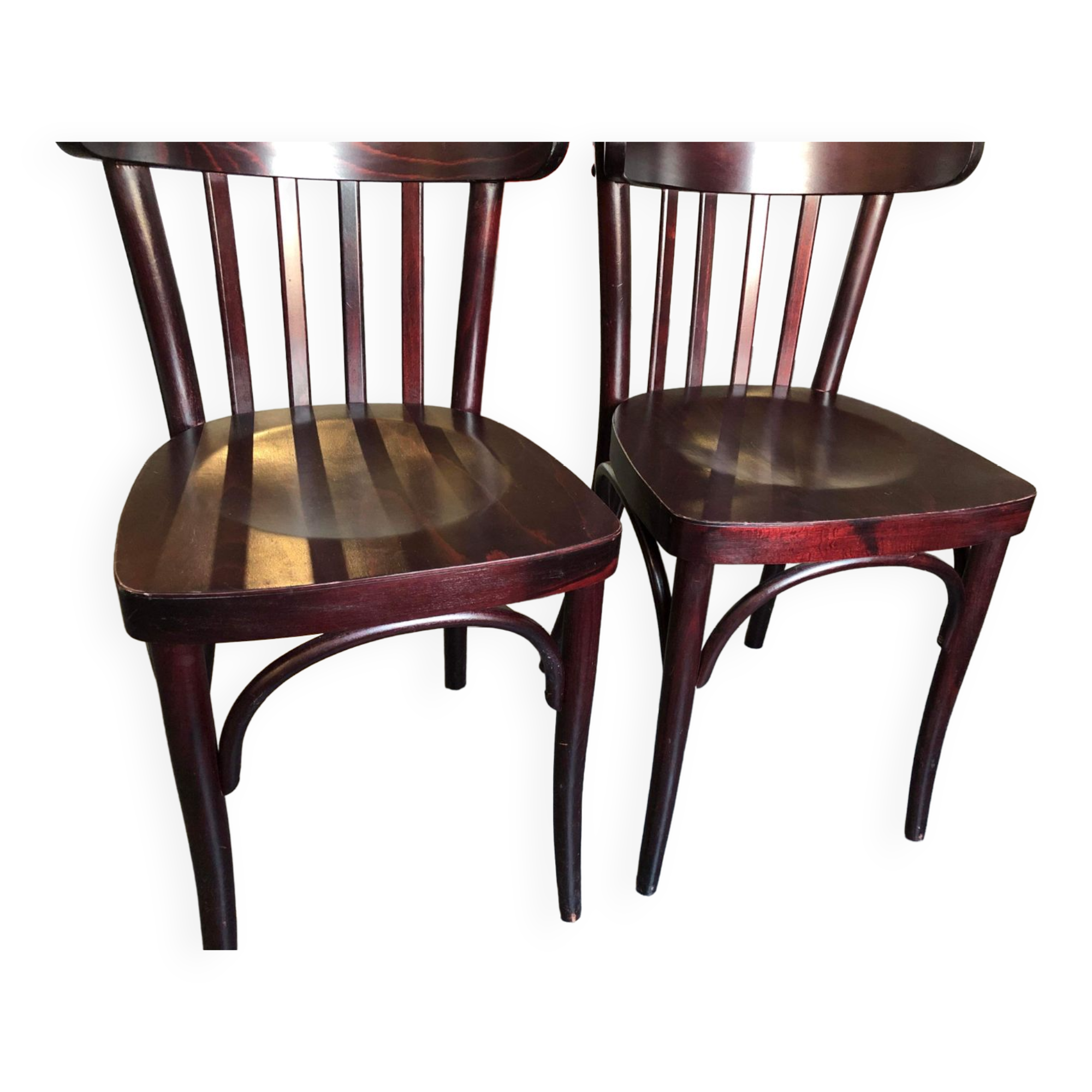Pair of vintage bistro chairs