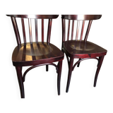 Pair of vintage bistro chairs