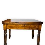 Table italienne en noyer, années 1950