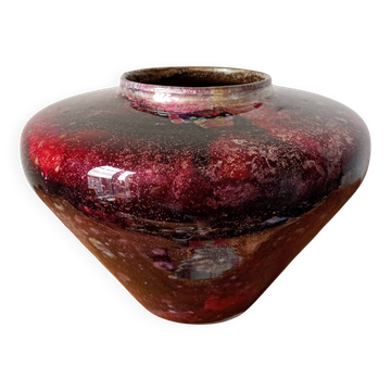 vase en verre églomisé Laque Line