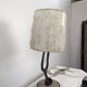 Lampe brutaliste art populaire en fer forgé