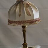 Louis XV style carved gilded wooden table lamp
