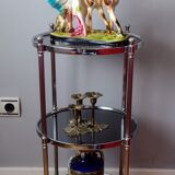 Art deco rolling drink/side table