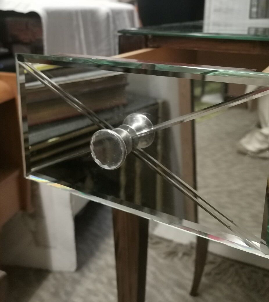 Mirror hairdresser 1930 toilet table