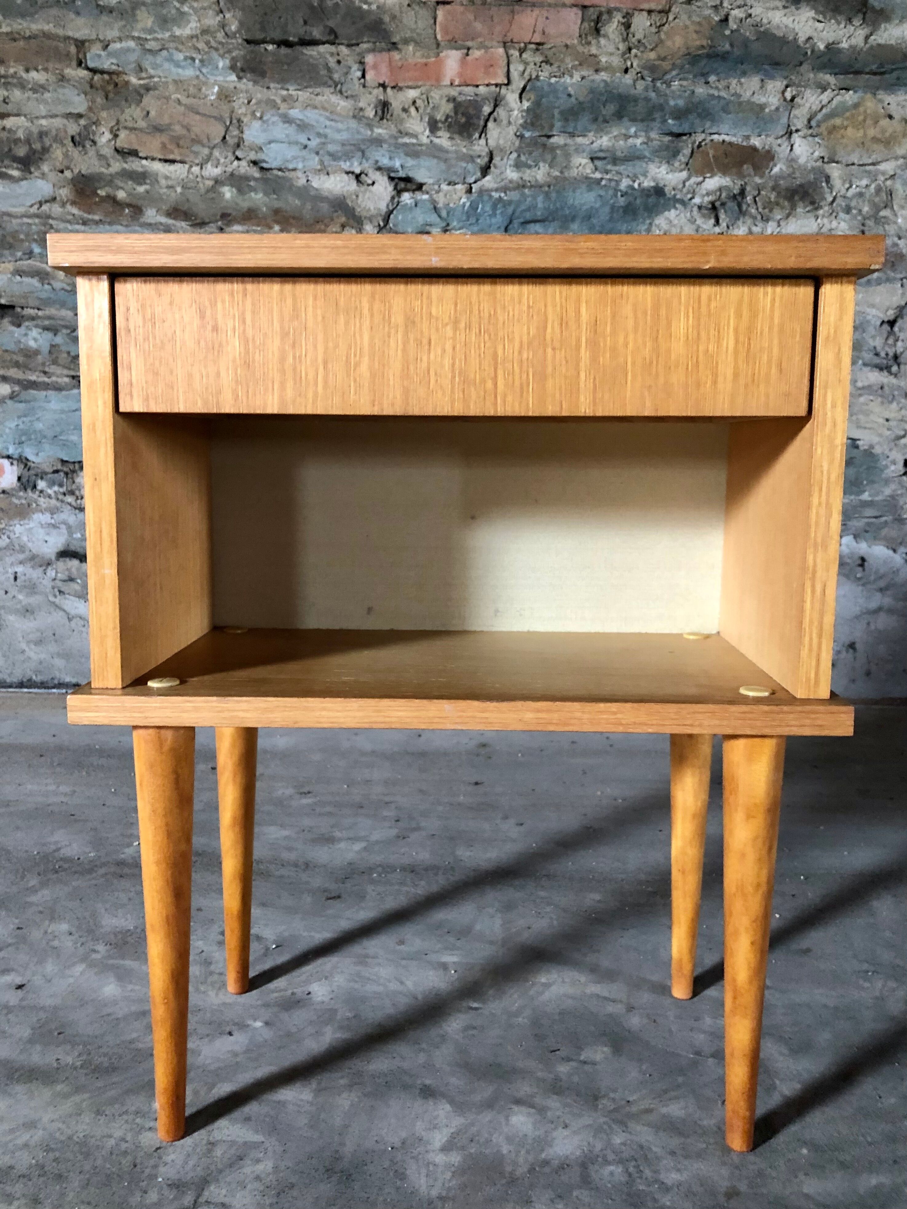 Vintage bedside table