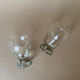 Vintage Set Of 2 Modernist Glass by Goran Warff for Kosta Boda