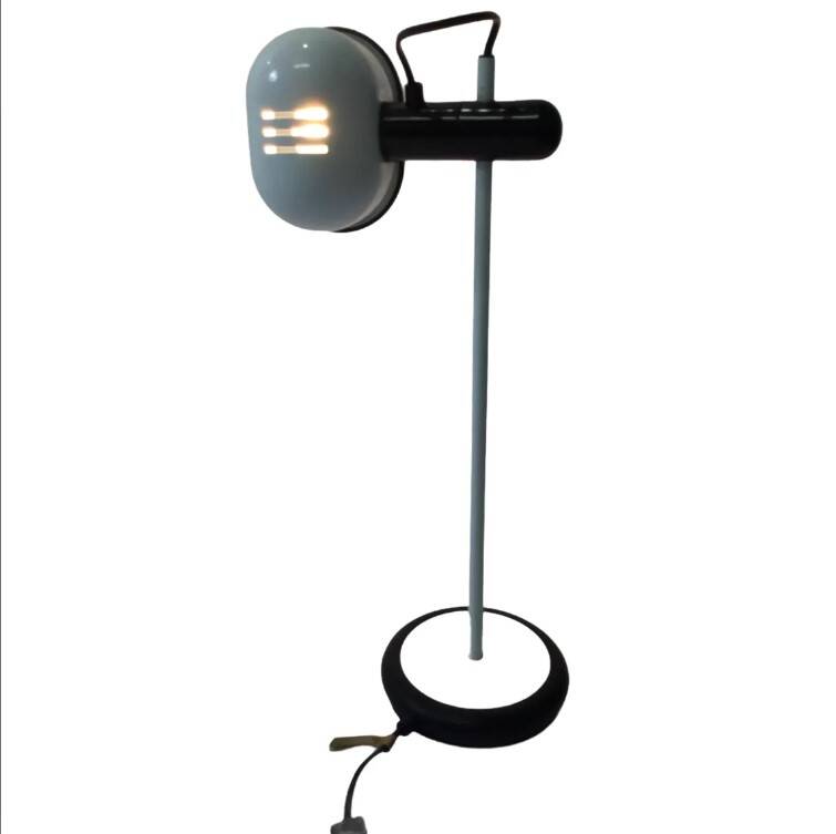 Lampe de chevet ou de bureau, blanche, vintage Fabbian