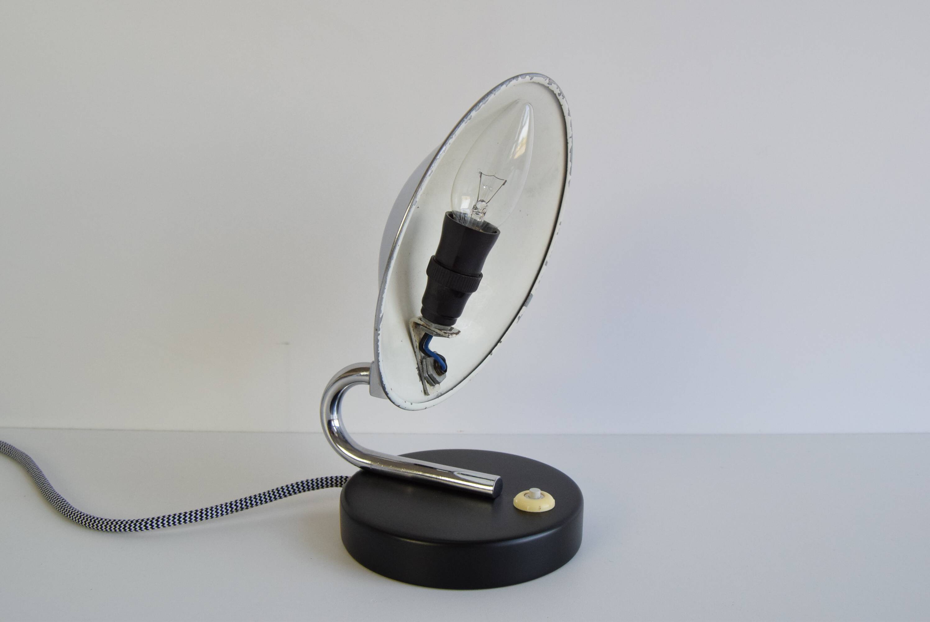 Adjustable Table/Bedside Lamp, by Napako, 1930's.