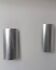 Pair of vintage wall lights, chromed metal, France 1970
