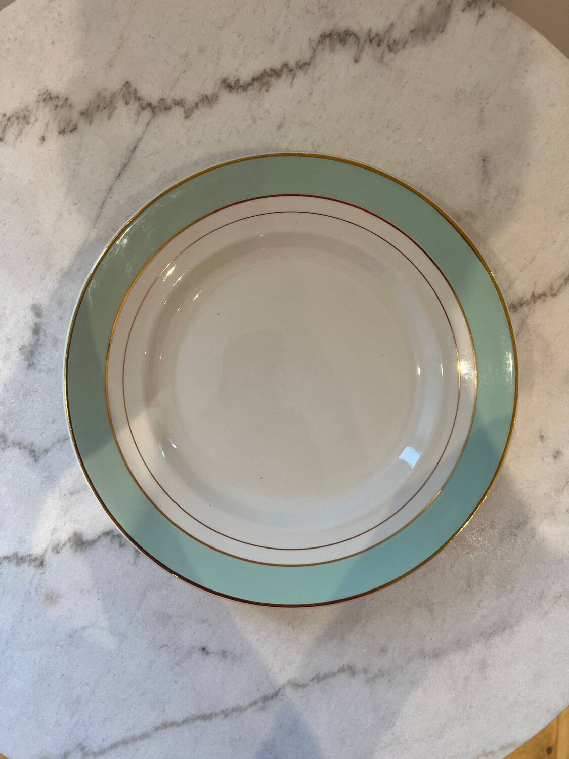 Round presentation dish - Epinay Luneville