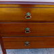 English chest of drawers in massive mahogany