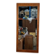 Miroir vintage XL en teck, Scandinavie, années 1970