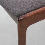 Suite of 6 Scandinavian rosewood chairs from Rio