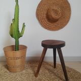 Vintage tripod campaign stool