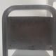 Pair chair desk conference aluminum skai grey vintage blue 1960