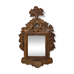 miroir en bois sculpté