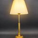 Bronze Gilt Bouillotte Lamp with Pleated Shade