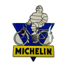 Plaque publicitaire michelin vélosolex en tôle serigraphiée