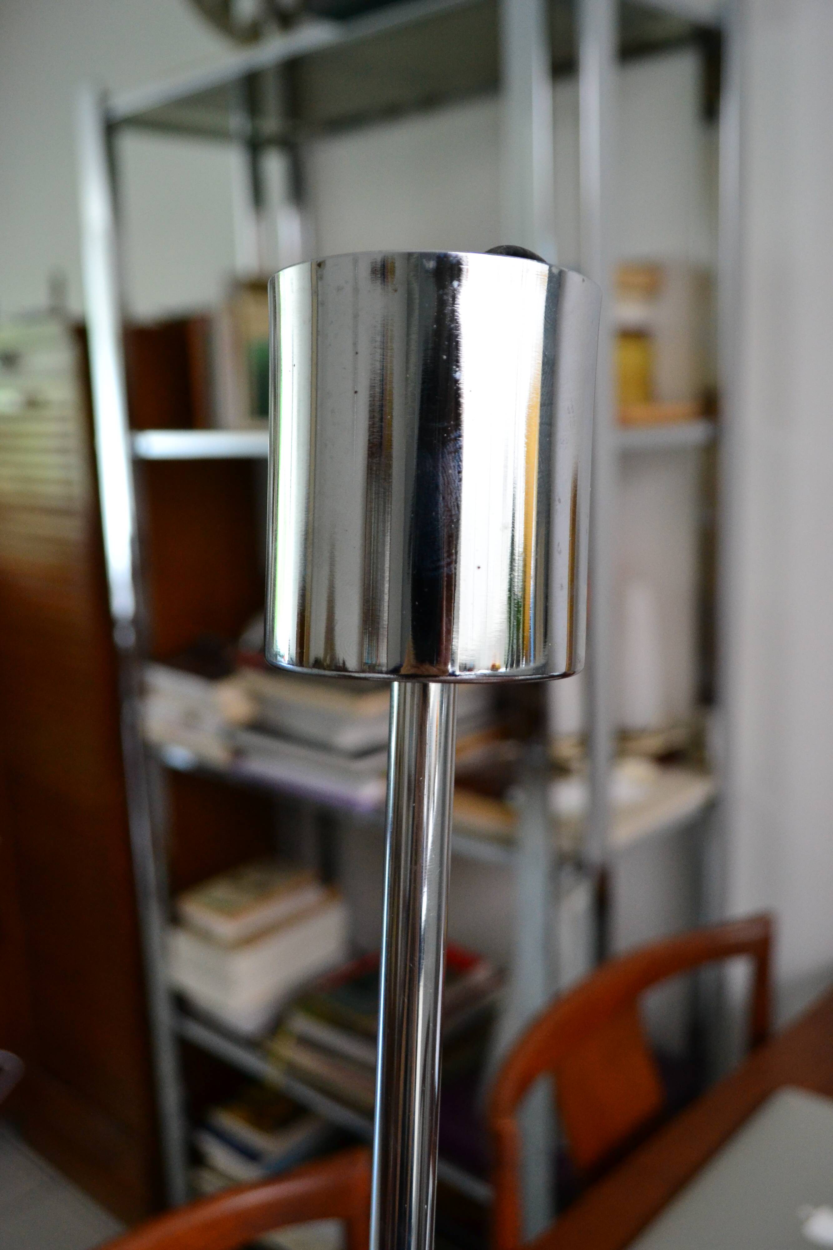 Sciolari 4-light chrome and rhodium lustre from the 1970s.