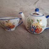 Teapot and cup