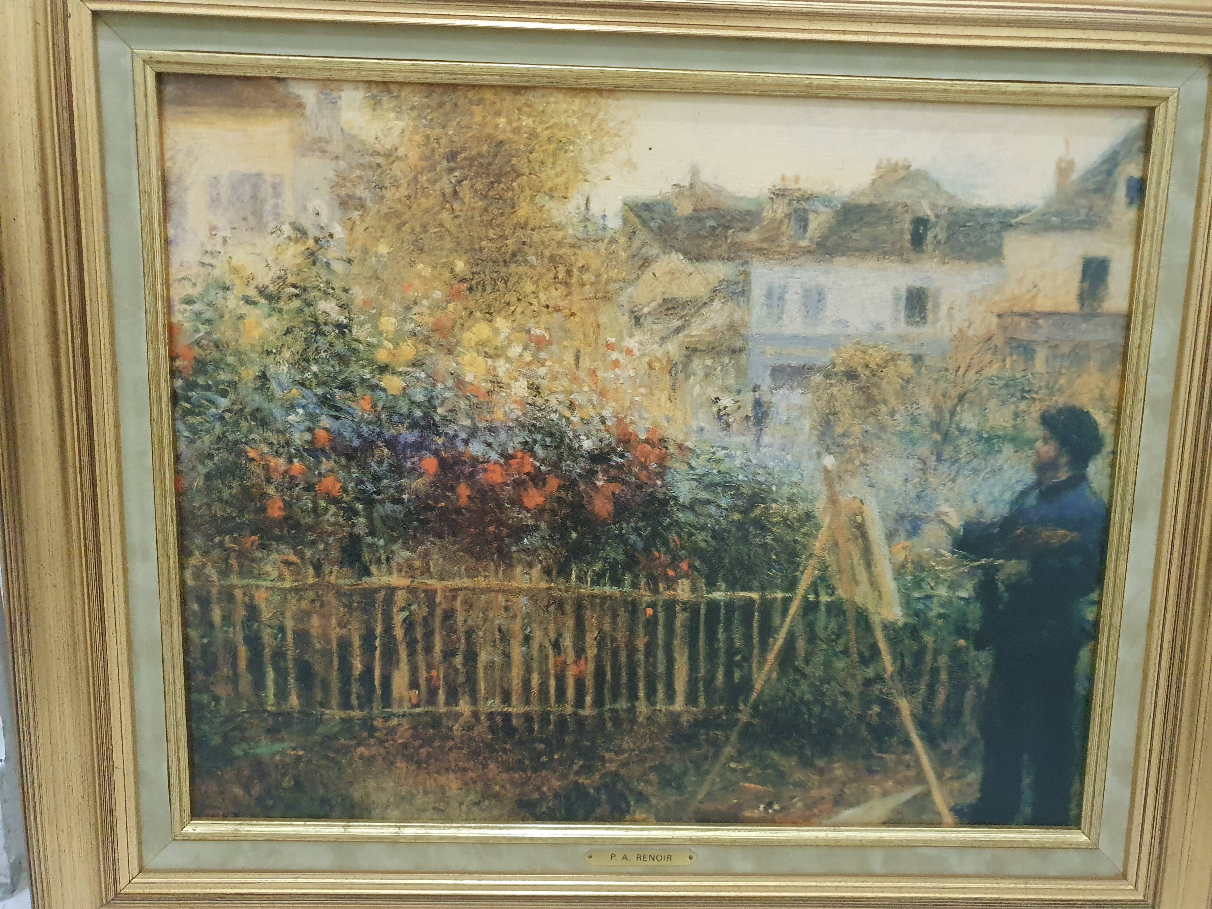Renoir painting authentic reproduction on canvas - Narbonne artistic editions