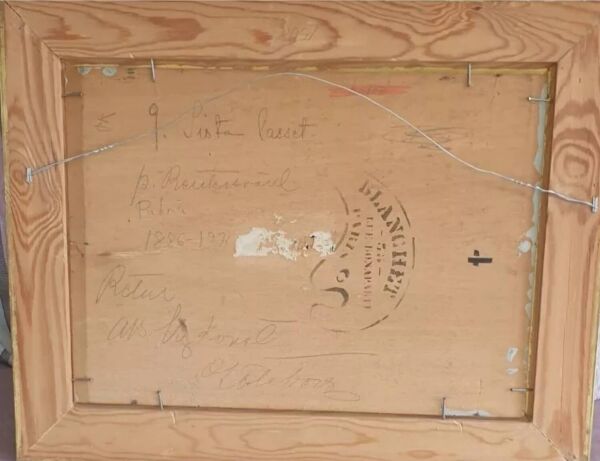 Peinture À L'huile Patrik Reutersvärd/ Paysage/ Campagne / Cheval