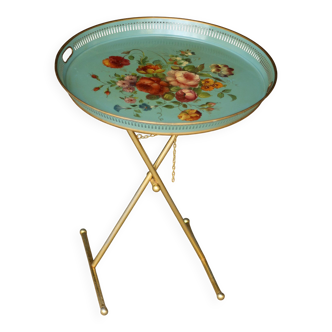 Napoleon III period painted side table / tray